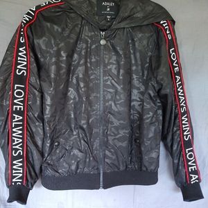 Make a statement! Very light weight wind-breaker.